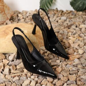 The Seraphina Slingback Heel 👠✨ - Black
