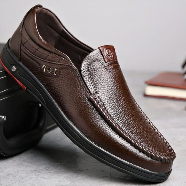 Genuine Leather Orthopedic Moccasins For Men 4 600x600