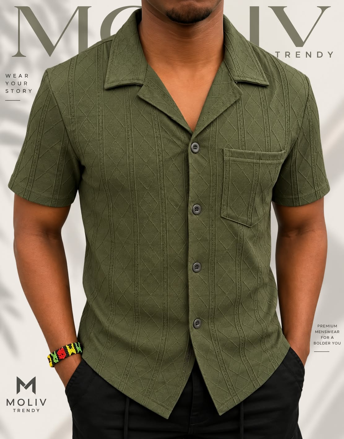 The Verve Textured Cuban Shirt - Image 7
