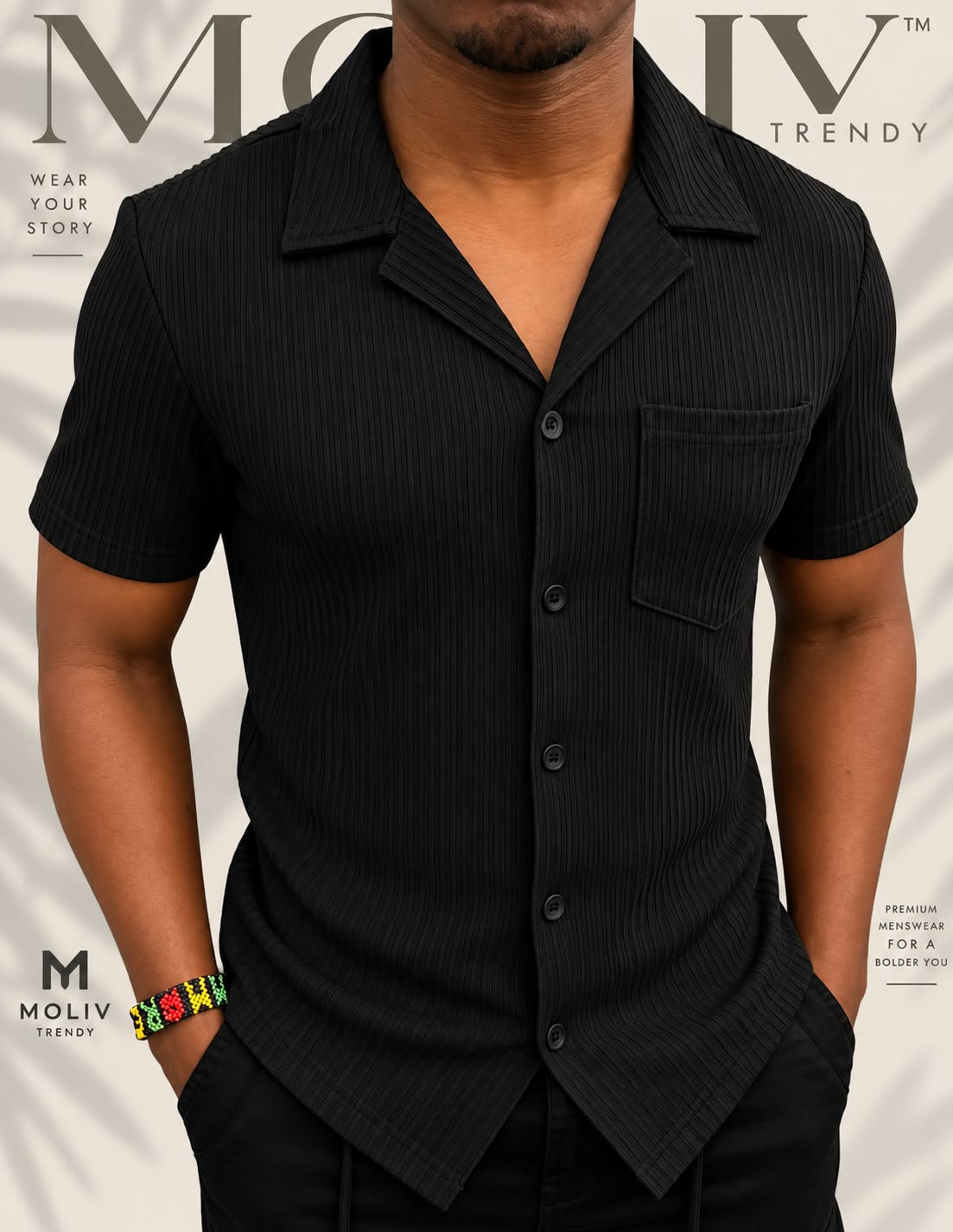 The Verve Textured Cuban Shirt - Image 4
