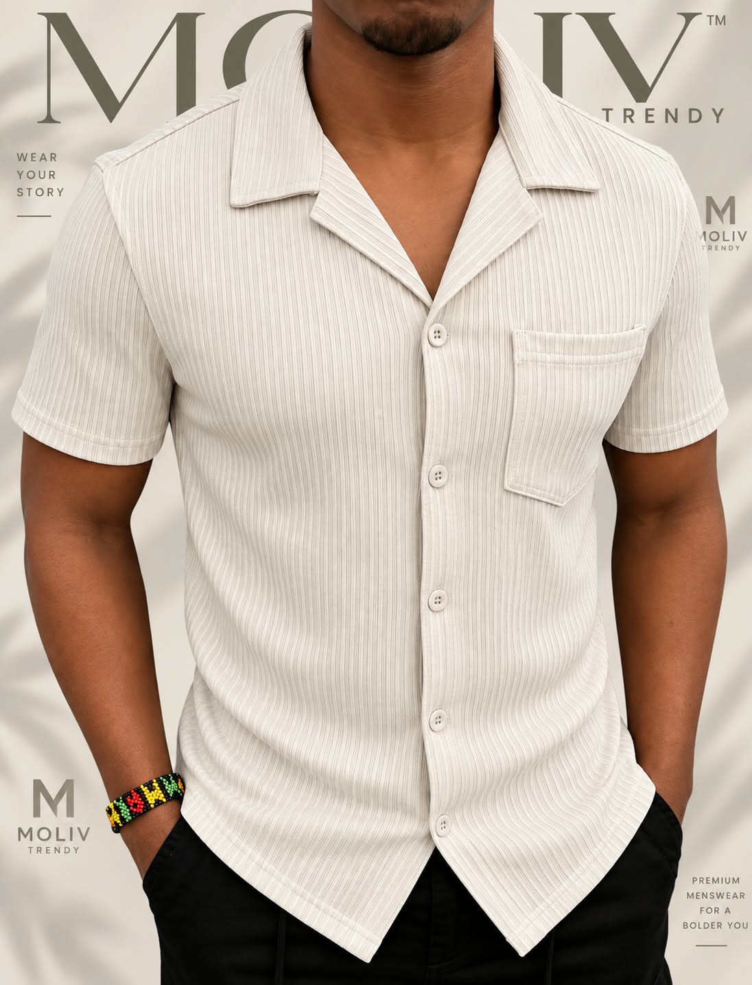 The Verve Textured Cuban Shirt - Image 5