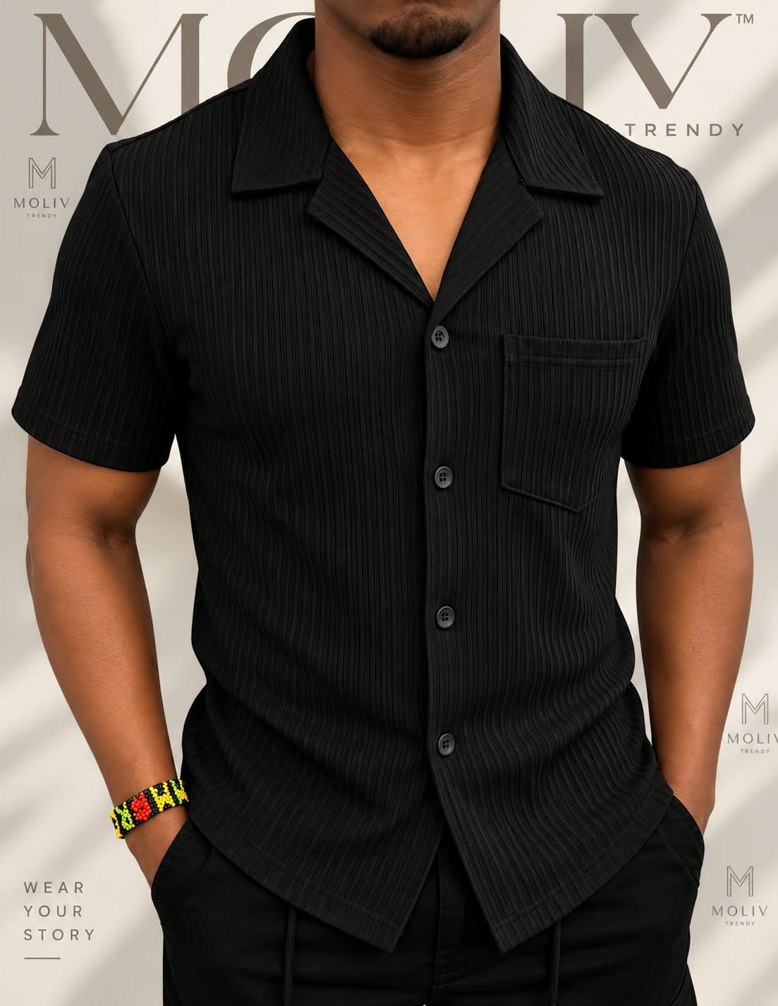 The Verve Textured Cuban Shirt - Image 9